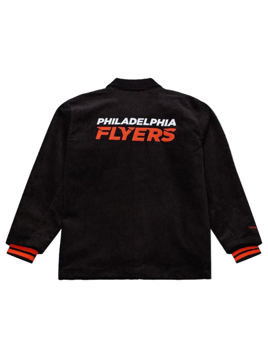 Outerwear Trends Philadelphia Flyers Off the Bus Black Corduroy Jacket