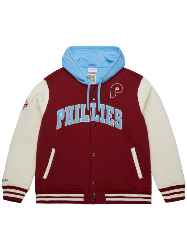 Outerwear Trends Philadelphia Phillies Sideline Fleece Full-Snap Jacket