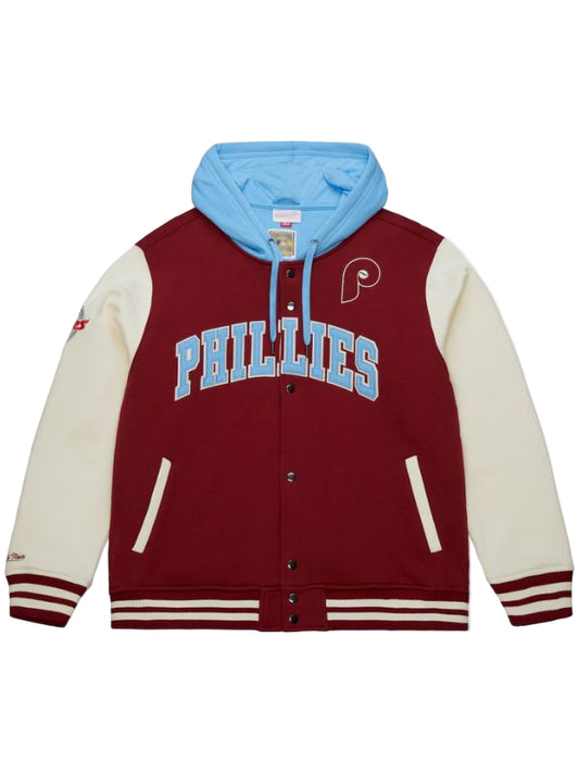 Outerwear Trends Philadelphia Phillies Sideline Fleece Full-Snap Jacket