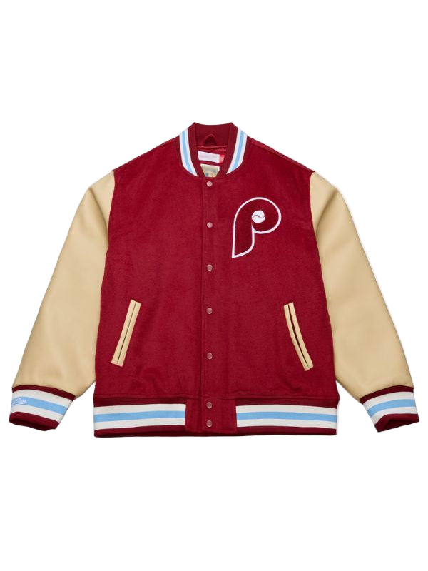 Outerwear Trends Philadelphia Phillies Team Traditions Varsity Jacket