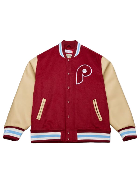 Outerwear Trends Philadelphia Phillies Team Traditions Varsity Jacket