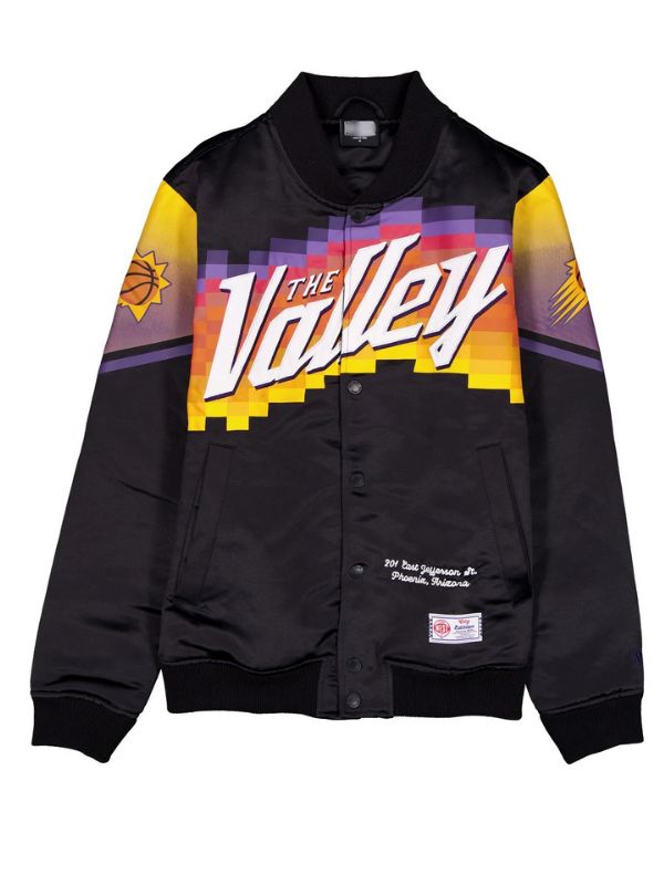 Outerwear Trends Phoenix Suns 2025 City Edition Black Jacket