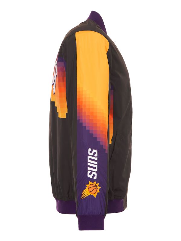 Outerwear Trends Phoenix Suns JH Design Black Bomber Jacket