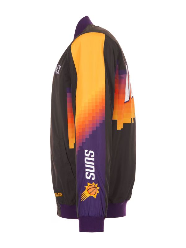 Outerwear Trends Phoenix Suns JH Design Black Bomber Jacket