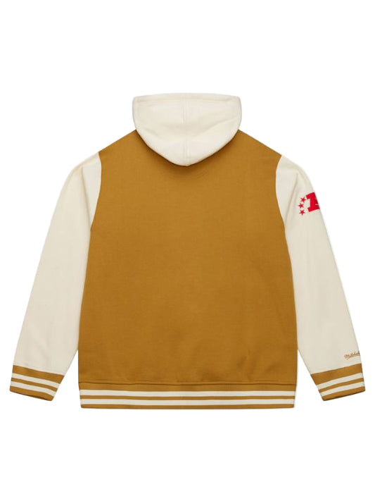 Outerwear Trends Pittsburgh Steelers Brown/White Dusted Hooded Jacket