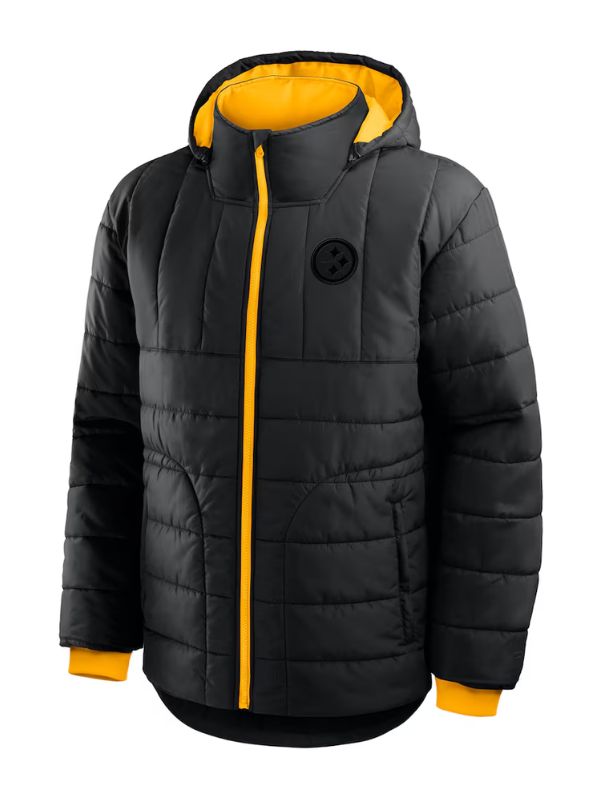 Outerwear Trends Pittsburgh Steelers Fanatics Black Hooded Jacket
