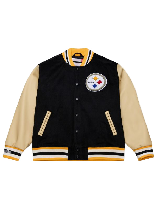 Outerwear Trends Pittsburgh Steelers Team Traditions Varsity Jacket