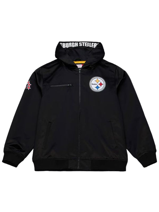 Outerwear Trends Pittsburgh Steelers Walk the Tunnel Hooded Bomber Jacket