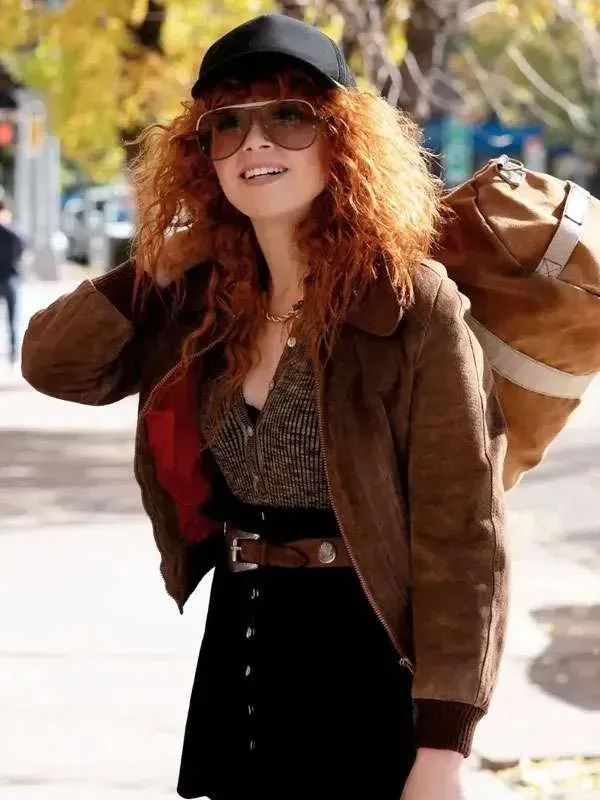 Outerwear Trends Poker Face S02 Natasha Lyonne Brown Jacket