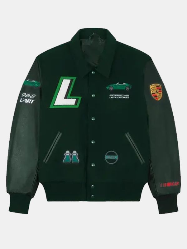 Outerwear Trends Porsche l'art 968 Varsity Jacket