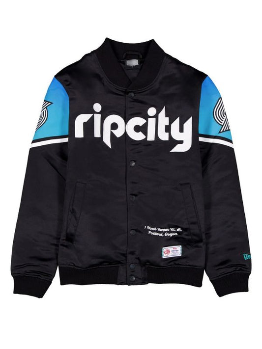 Outerwear Trends Portland Trail Blazers 2025 City Edition Black Jacket