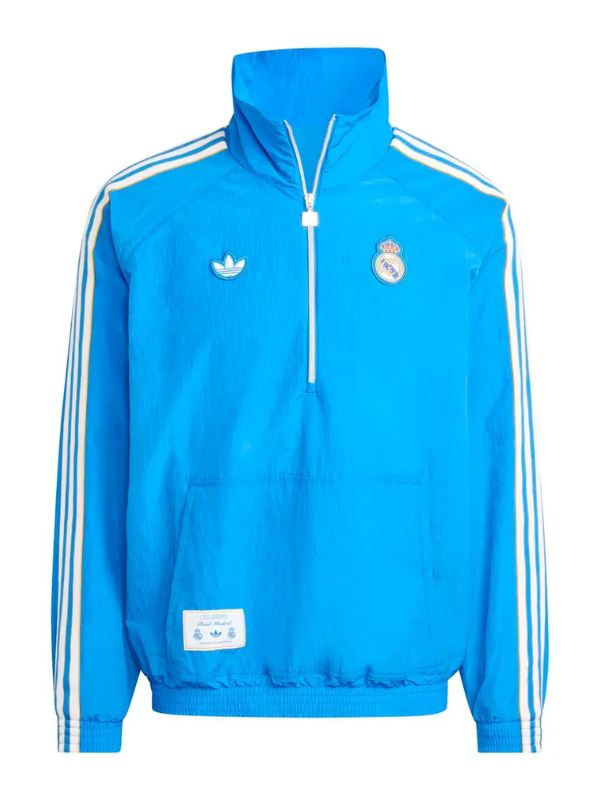 Outerwear Trends Real Madrid Terrace Icons 25/26 Half Zip Jacket