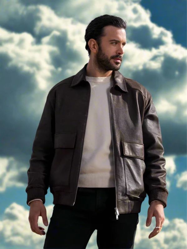 Outerwear Trends Reminder S01 Deniz Brown Leather Jacket