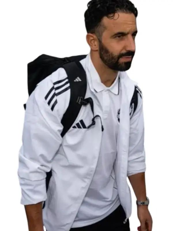 Outerwear Trends Ruben Amorim Manchester United White Jacket