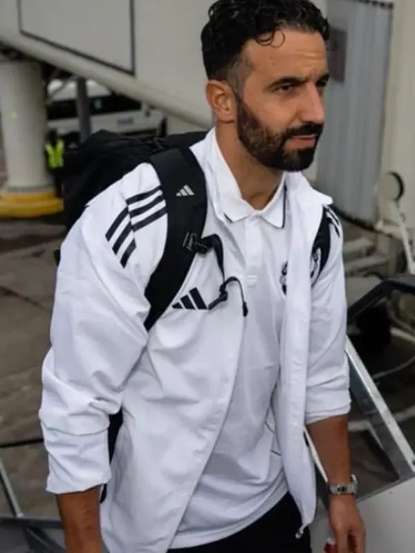 Outerwear Trends Ruben Amorim Manchester United White Jacket