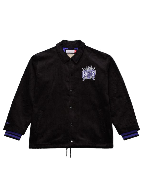 Outerwear Trends Sacramento Kings Off the Bus Black Corduroy Jacket