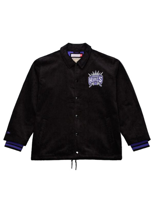 Outerwear Trends Sacramento Kings Off the Bus Black Corduroy Jacket