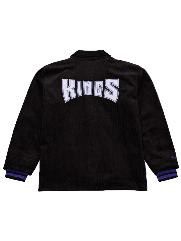 Outerwear Trends Sacramento Kings Off the Bus Black Corduroy Jacket