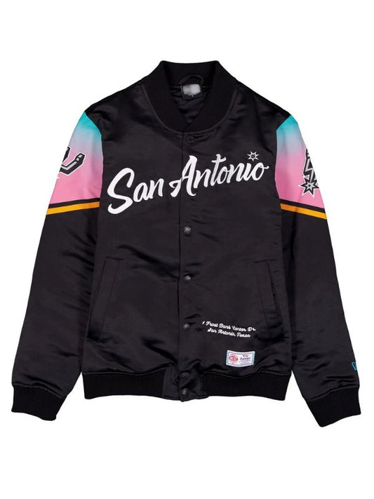 Outerwear Trends San Antonio Spurs 2025 City Edition Black Jacket