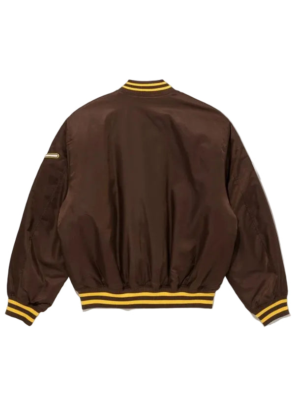 Outerwear Trends San Diego Padres MLB Brown Stadium Jacket