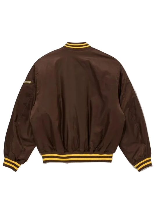 Outerwear Trends San Diego Padres MLB Brown Stadium Jacket