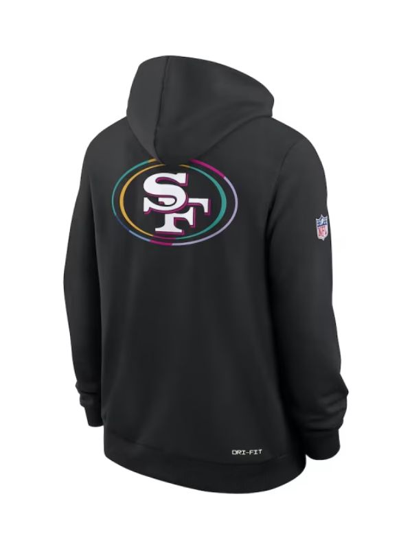 Outerwear Trends San Francisco 49ers 2025 Crucial Catch Hoodie