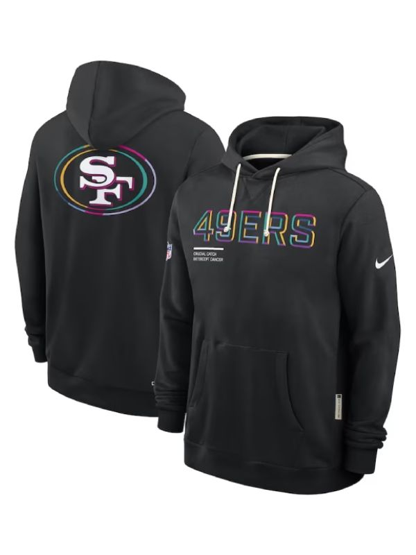 Outerwear Trends San Francisco 49ers 2025 Crucial Catch Hoodie