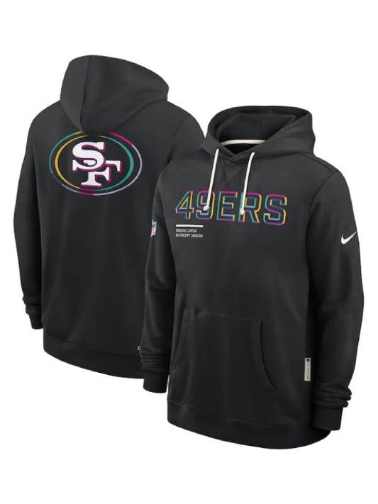 Outerwear Trends San Francisco 49ers 2025 Crucial Catch Hoodie