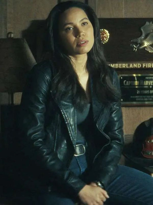 Outerwear Trends Smoke 2025 Jurnee Smollett Leather Jacket