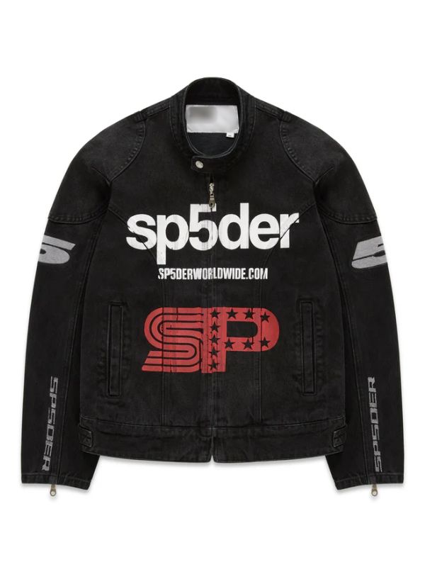 Outerwear Trends Sp5der Motorsport Denim Jacket