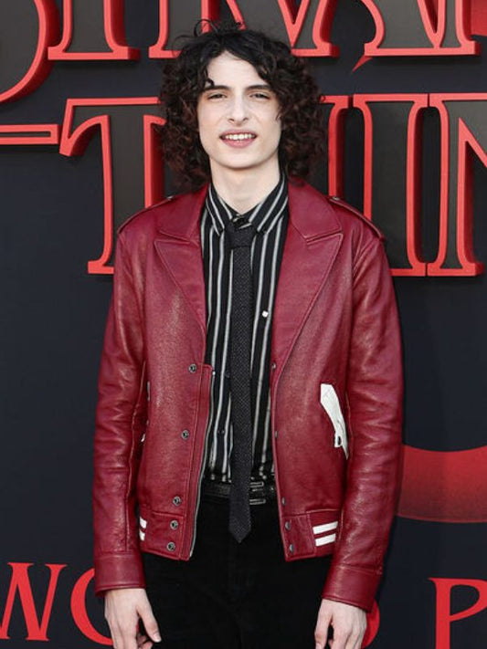 Outerwear Trends Stranger Things Premiere Mike Wheeler Leather Jacket