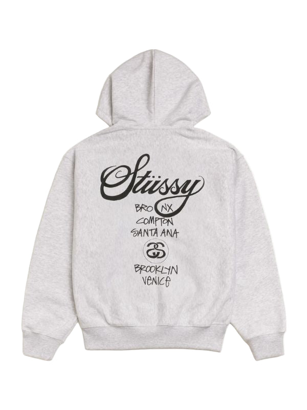Outerwear Trends Stussy World Tour Zip Hoodie