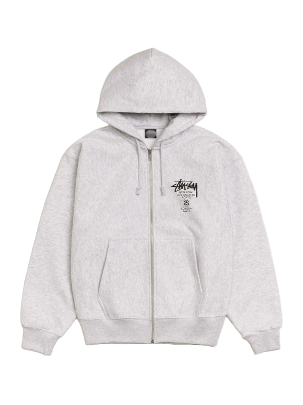 Outerwear Trends Stussy World Tour Zip Hoodie