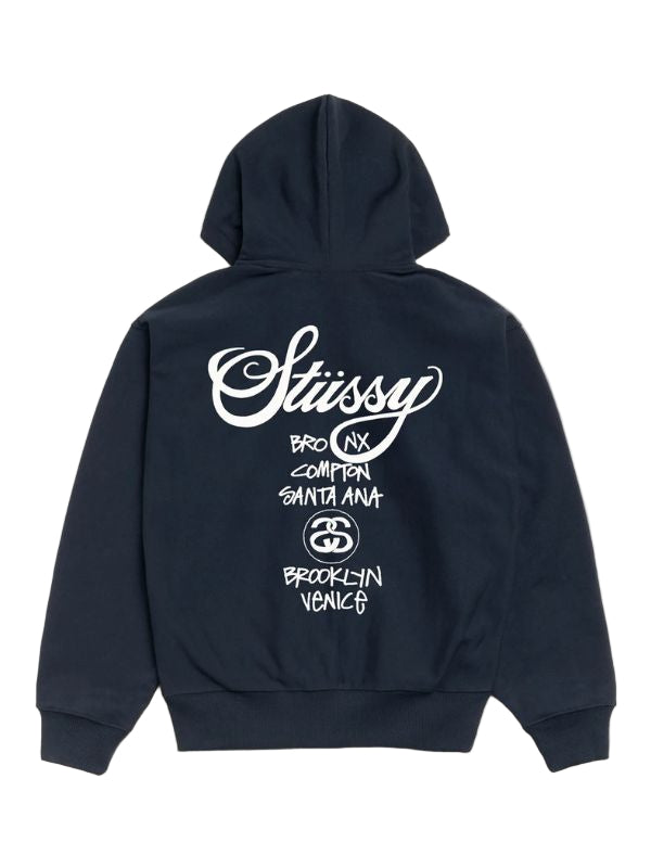 Outerwear Trends Stussy World Tour Zip Hoodie