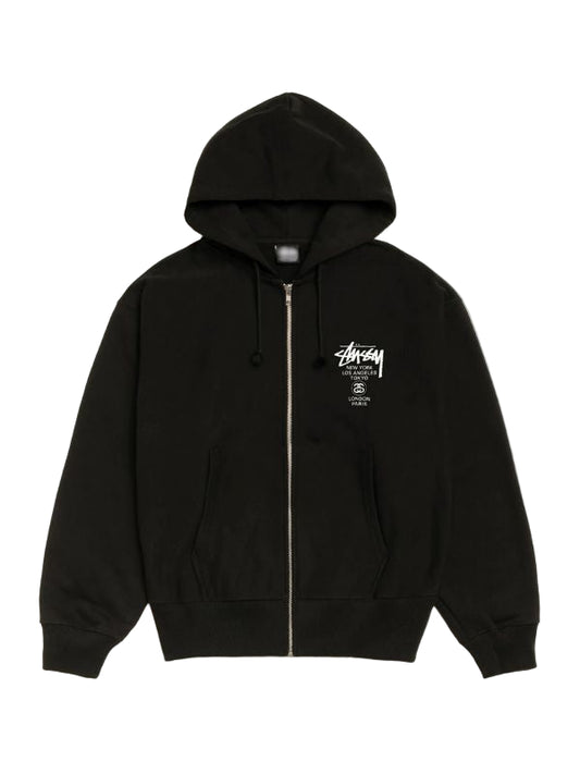 Outerwear Trends Stussy World Tour Zip Hoodie