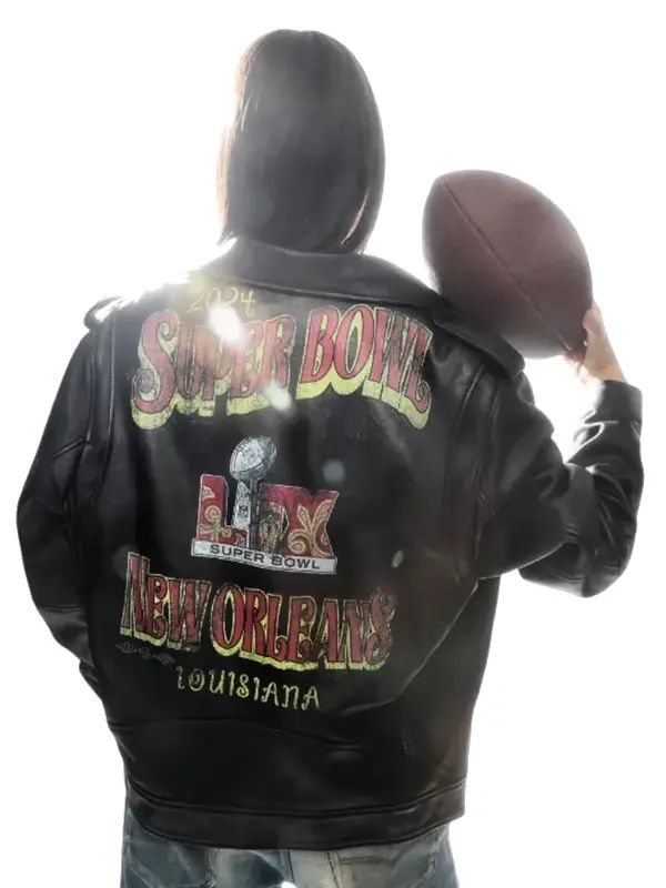 Outerwear Trends Super Bowl Lix Tabitha Oversized Moto Jacket
