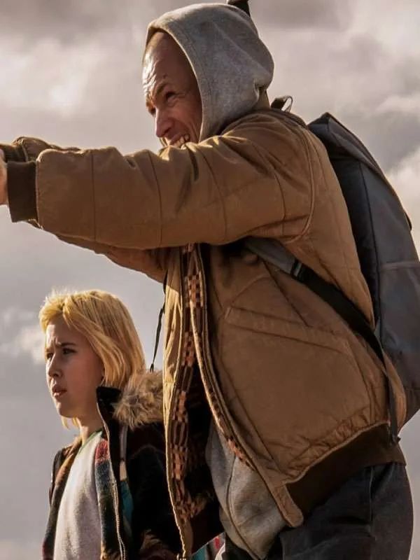 Outerwear Trends Taron Egerton She Rides Shotgun Brown Jacket