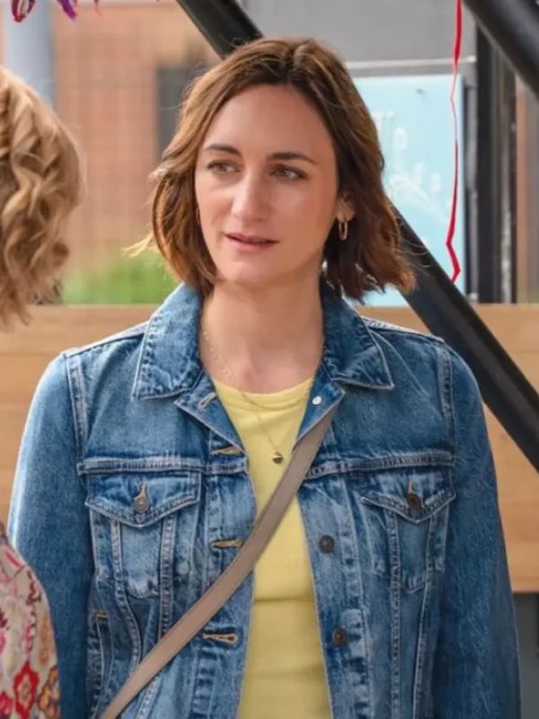Outerwear Trends The Marlow Murder Club S02 Cara Horgan Denim Jacket