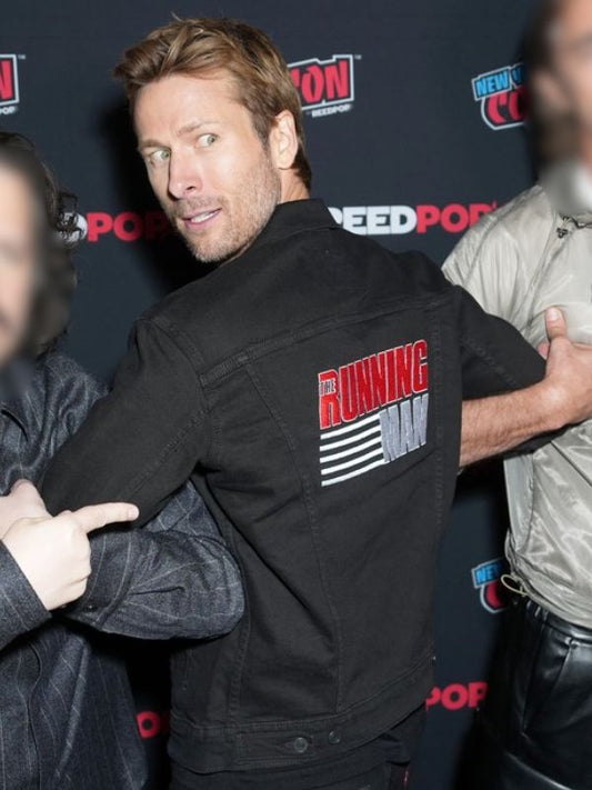 Outerwear Trends The Running Man NYCC Glen Powell Black Jacket