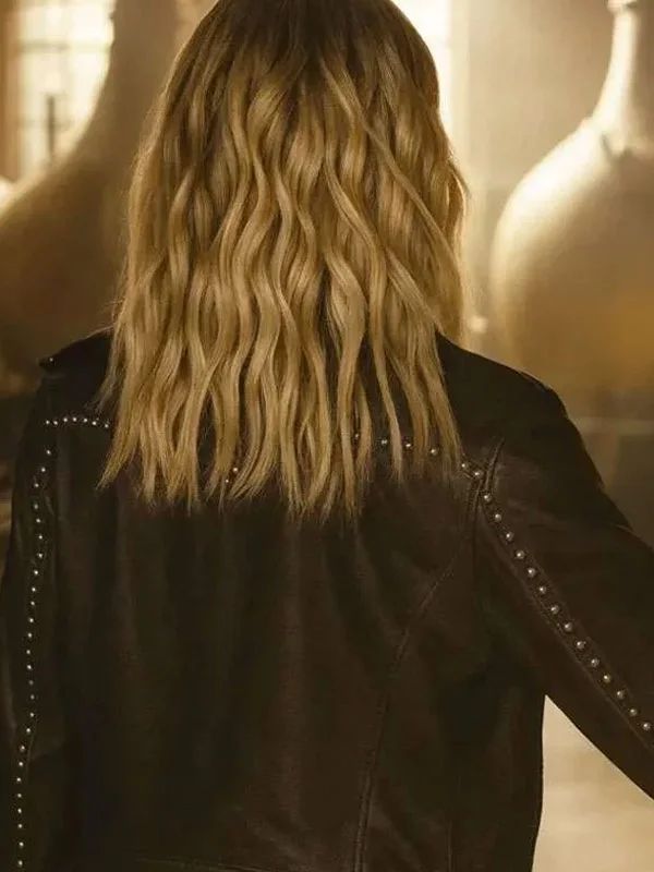 Outerwear Trends Tulsa King S03 Cleo Montague Leather Jacket