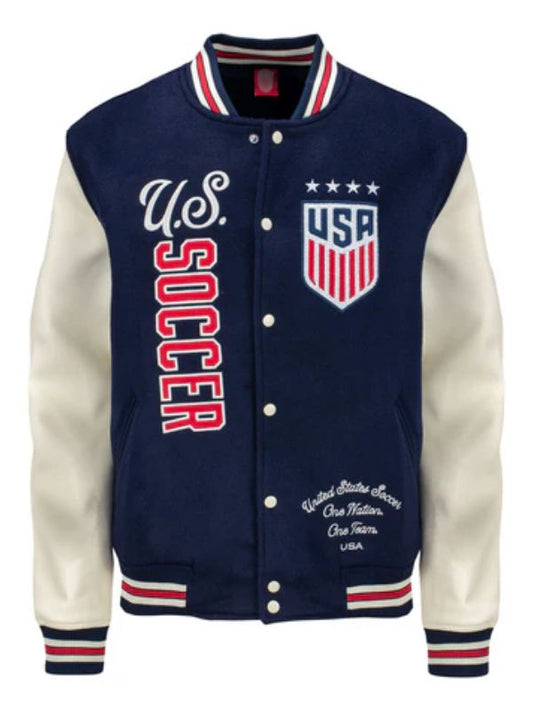 Outerwear Trends U.S Soccer Varsity Wool Jacket