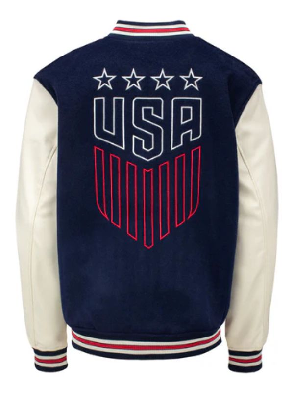 Outerwear Trends U.S Soccer Varsity Wool Jacket