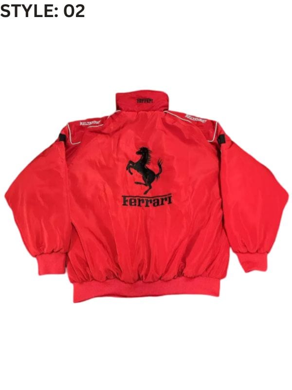 Outerwear Trends Vintage Ferrari Racing F1 Jacket