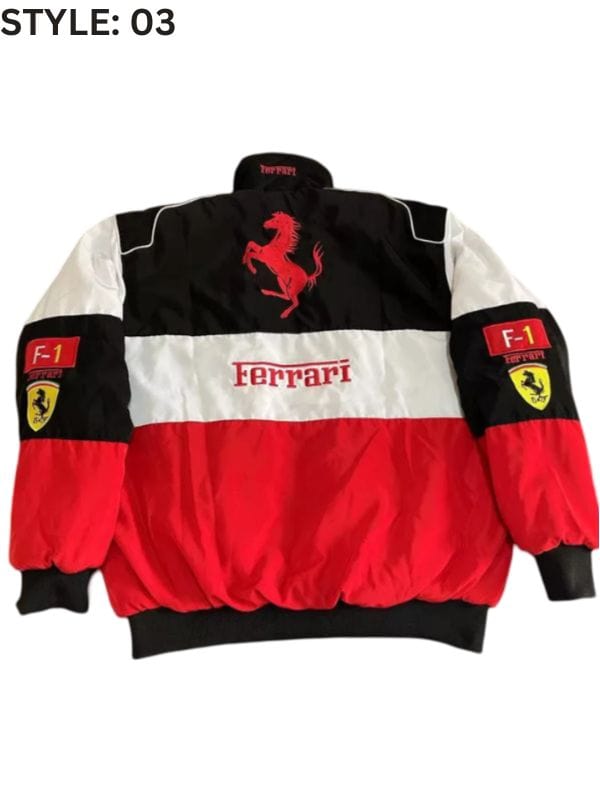 Outerwear Trends Vintage Ferrari Racing F1 Jacket