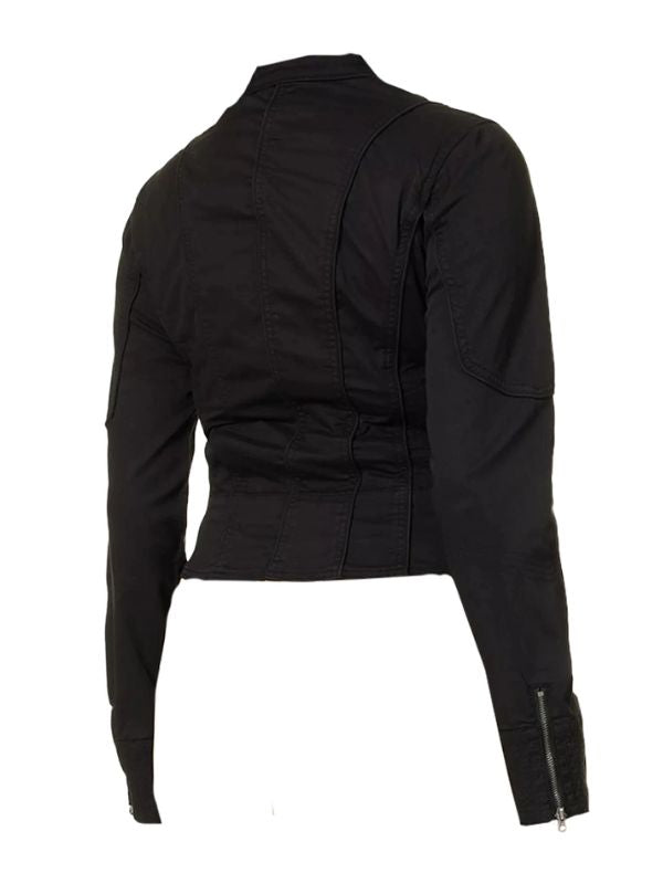 Outerwear Trends Wednesday S02 Agnes Demille Black Jacket