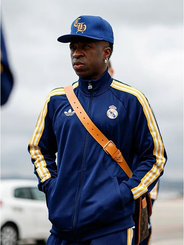Adidas Real Madrid 2025/26 Navy Blue Track Jacket Unisex