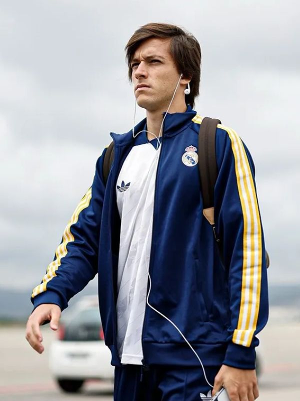 Adidas Real Madrid 2025/26 Navy Blue Track Jacket Unisex